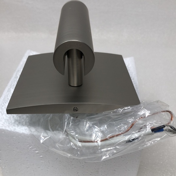 Astro Lighting Enna Square Switched LED Wall Scone MattNickel New In Box 1058046 - Picture 8 of 13